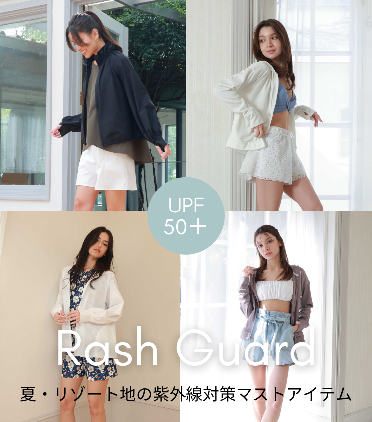 PEAK&PEAK 水着上下セット インナー&UVカット効果付き！ devirock｜UVカット タイダイ セパレート水着 3Pセット 水着