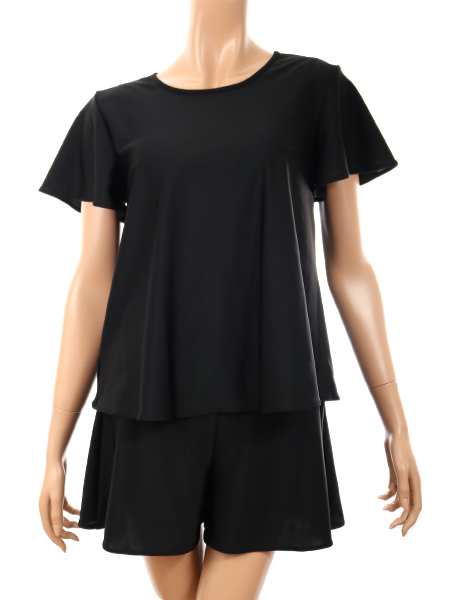 同シリーズのキュロット(ベージュ)とコーディネート