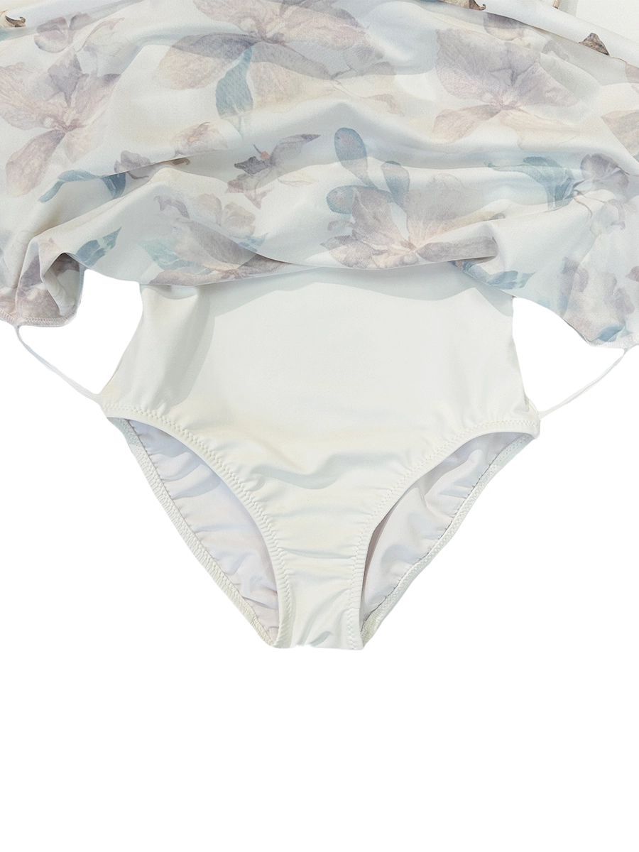 【訳あり】新品未使用品 Alam アラン 水着 Cloudy one-piece swim-02422 アシンメトリー ワンピース 水着 ダスティピンク | L