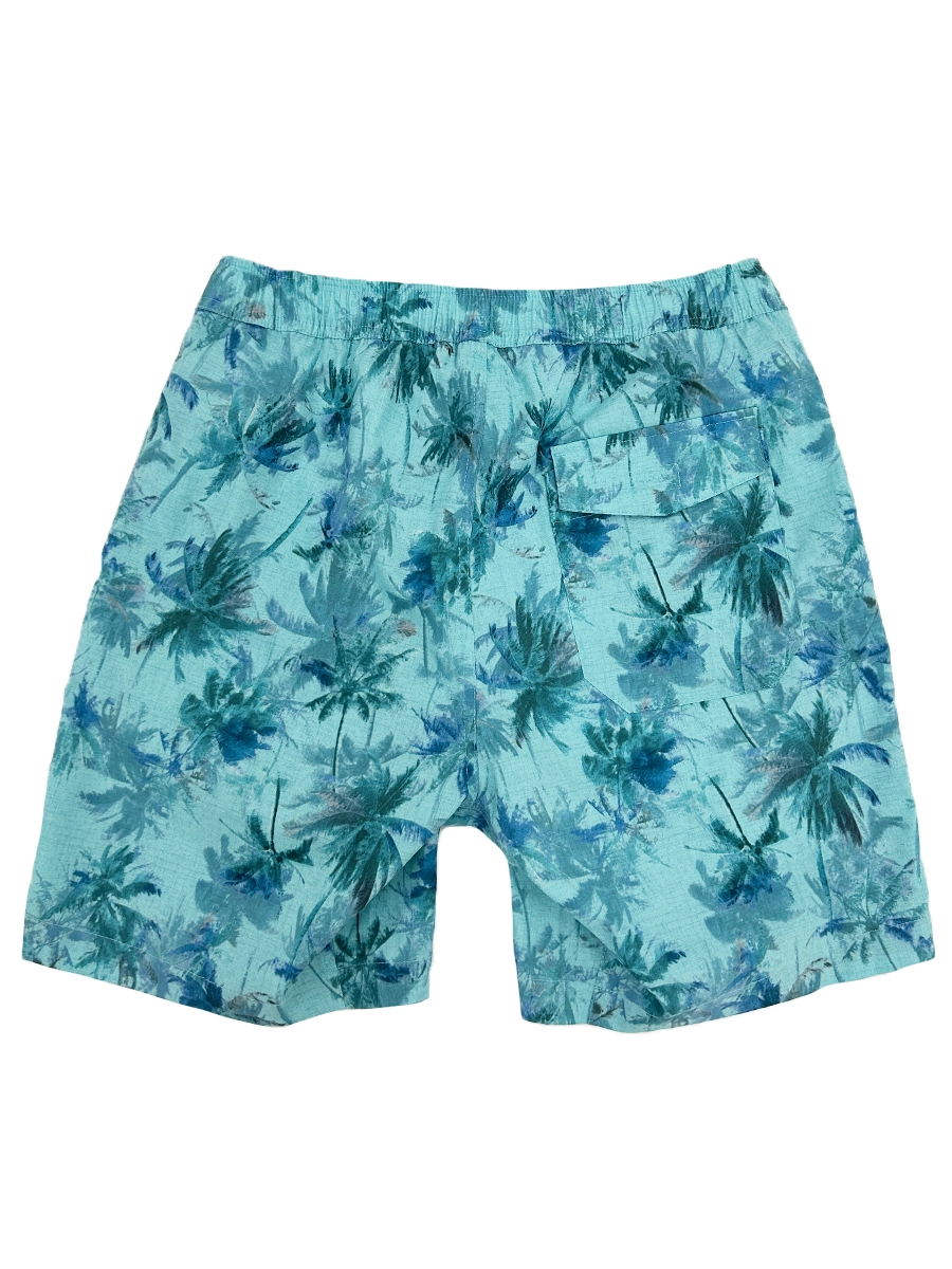 boohoo MAN ミドル丈 リーフ柄 スイム ショートパンツ 水着 boohoo】ミドル丈 リーフ柄 スイム ショート 水着 海パン 楽天