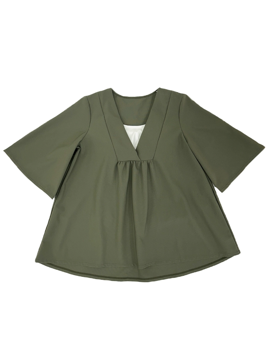 UVカット五分袖チュニック水着/トップス(253101)