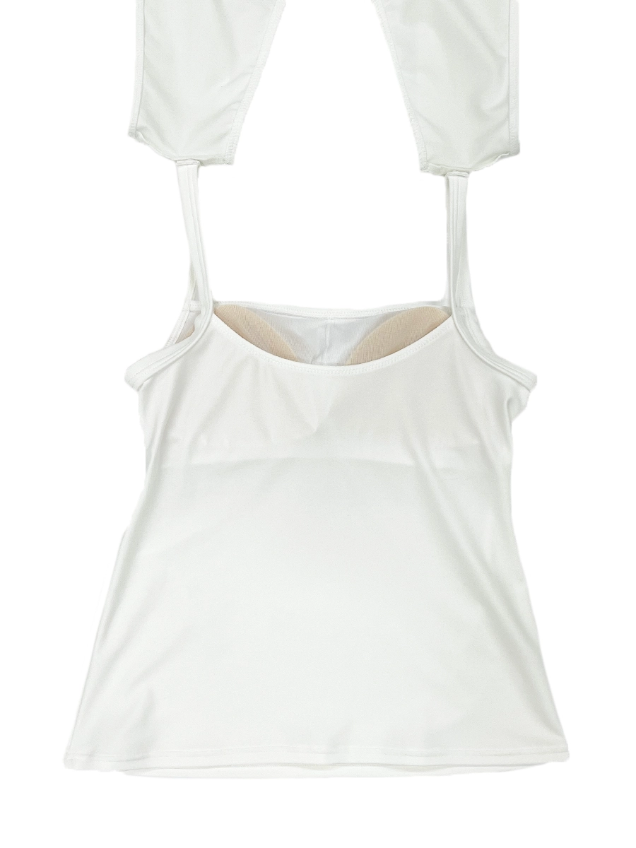 【PEAK&PINE】CLEAN CLASS 水着　トップス レジャー水着【CLEAN CLASS】UVカットフレアノースリーブ水着