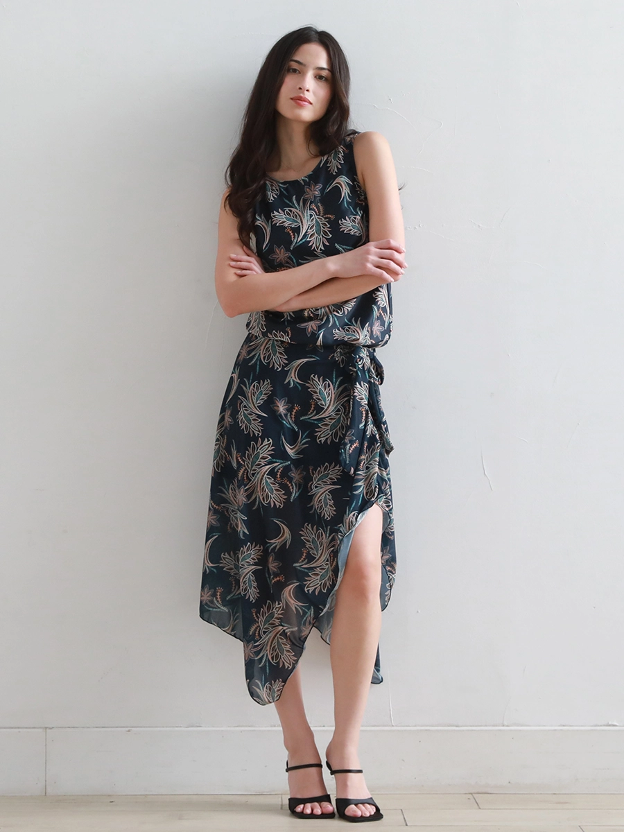 d.i.a. レオパード　花柄　キャミソール　新品タグ付き 新作】オリエンタルフラワー柄サロート/パレオ(255008)｜水着ブランド