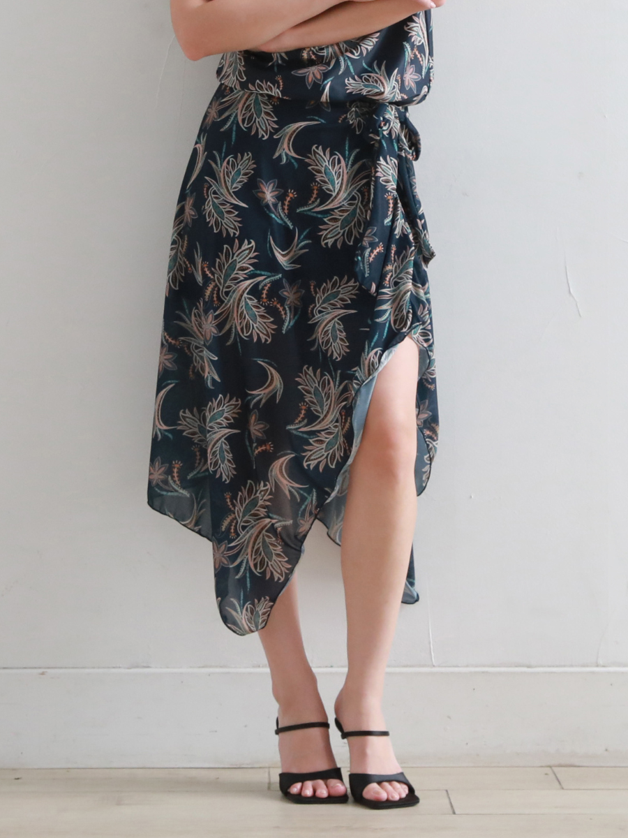 ゆったりシルエットハイウエストデニムショートパンツ(228404)｜水着