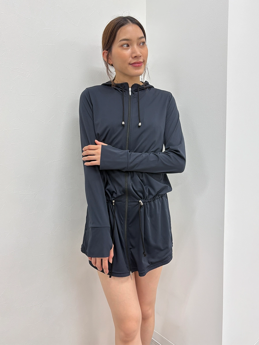 UVカットドロストロングパーカー/ラッシュガード(265401)｜水着