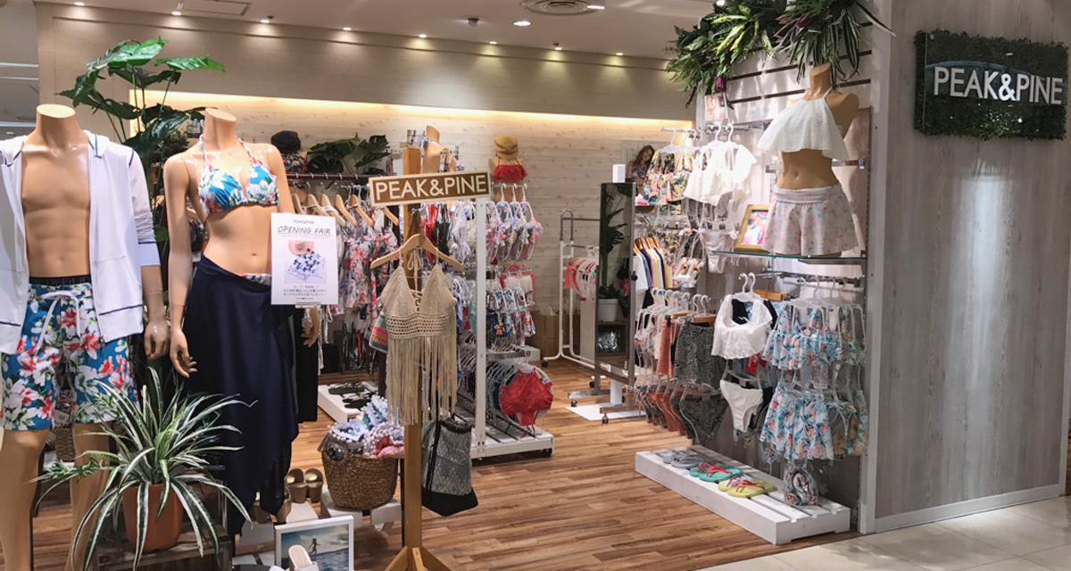 Peak Pine ルミネ立川店が本日4 6オープン 人気水着ブランド通販のpeak Pine