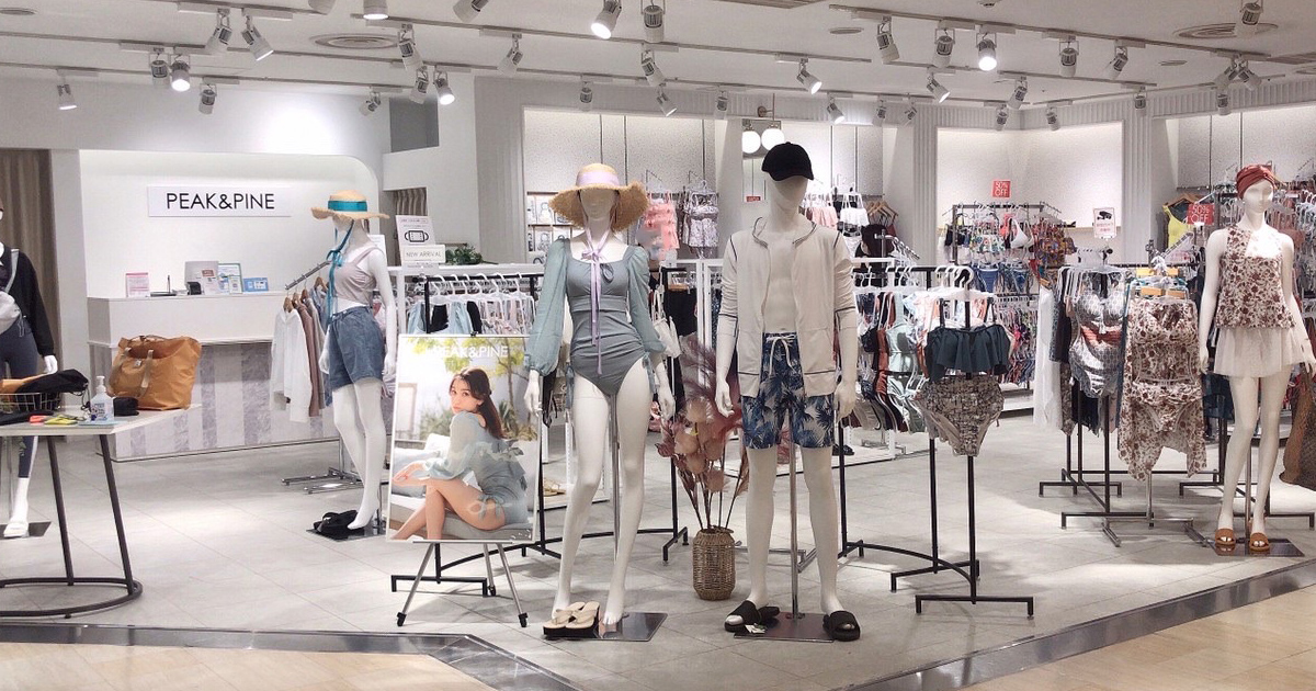 最新情報 仙台パルコ Peak Pine夏限定ショップ 秋冬のお買い物は公式通販サイトで 人気水着ブランド通販のpeak Pine