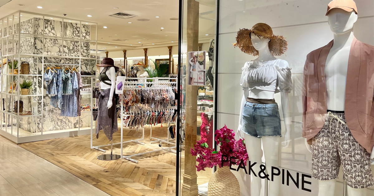 京都 河原町 藤井大丸 に水着ショップpeak Pineが2 5 土 オープン オープニングフェア開催 人気水着ブランド通販のpeak Pine 京都 河原町 藤井大丸 に水着ショップpeak Pineが2 5 土 オープン オープニングフェア開催 人気水着ブランド通販のpeak Pine